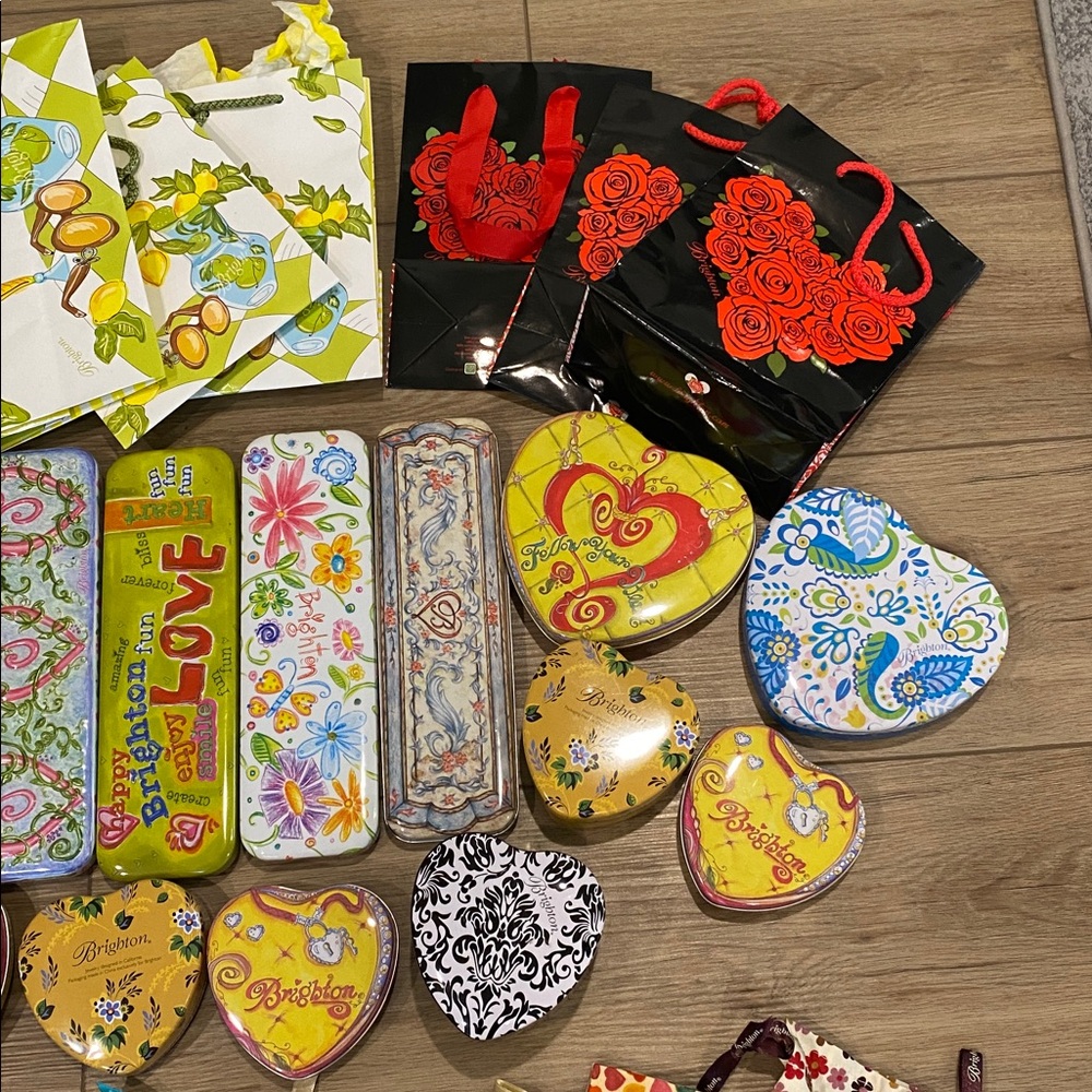 Huge Bundle of Brighton Bags, Tins, & Jewelry Bags - Picture 2 of 4